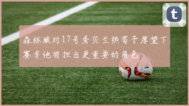 森林狼对17号秀贝兰热寄予厚望下赛季他将担当更重要的角色
